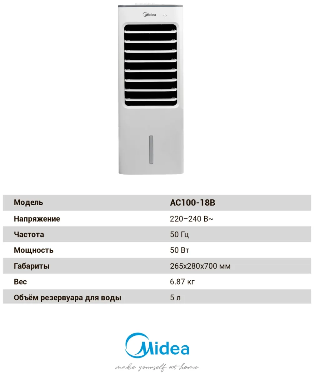 Воздухоохладитель Midea AC100-18B