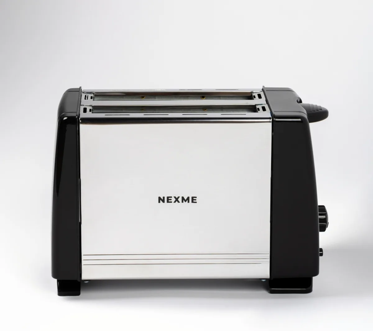 Тостер NEXME QLT-228B стальной