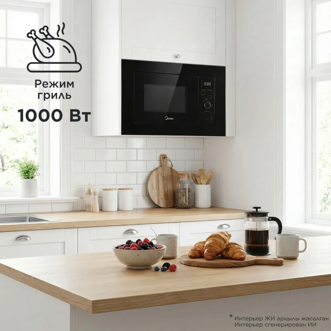 Микроволновая печь Midea MMWB205BB-GB Черный