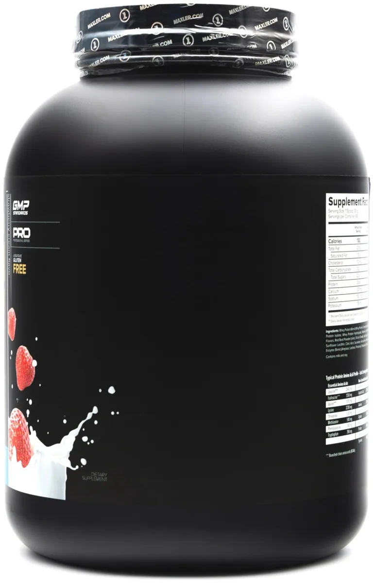 Протеин Maxler 100% Golden Whey Protein Strawberry 2270г (4638)