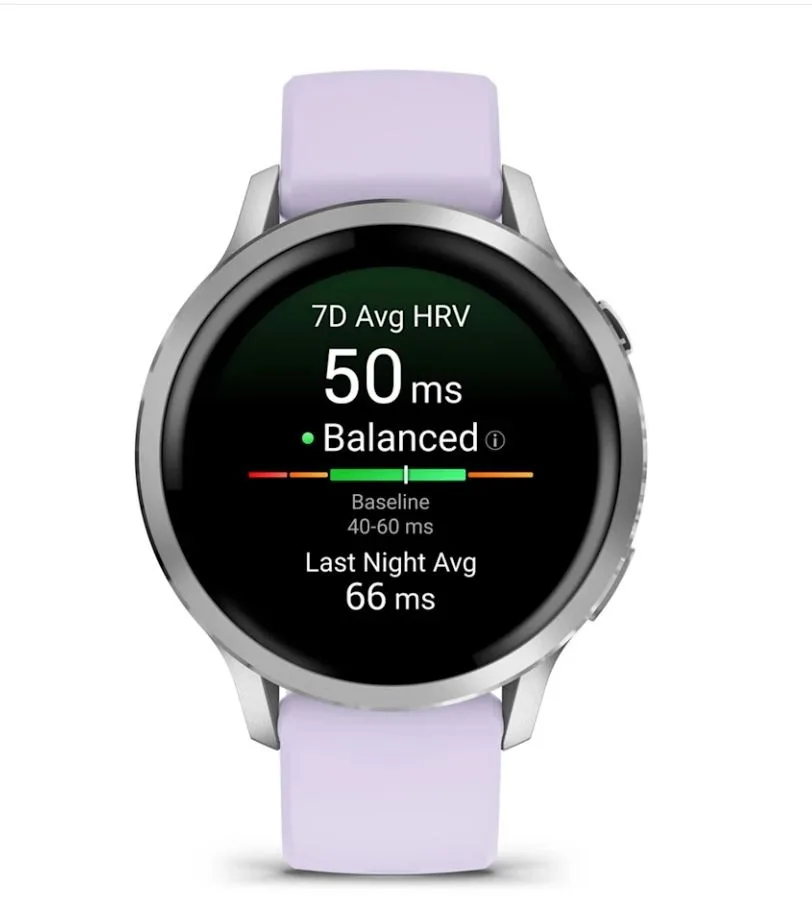 Смарт-часы Garmin VENU 4s 41 мм серебристый-фиолетовый (03013-01)