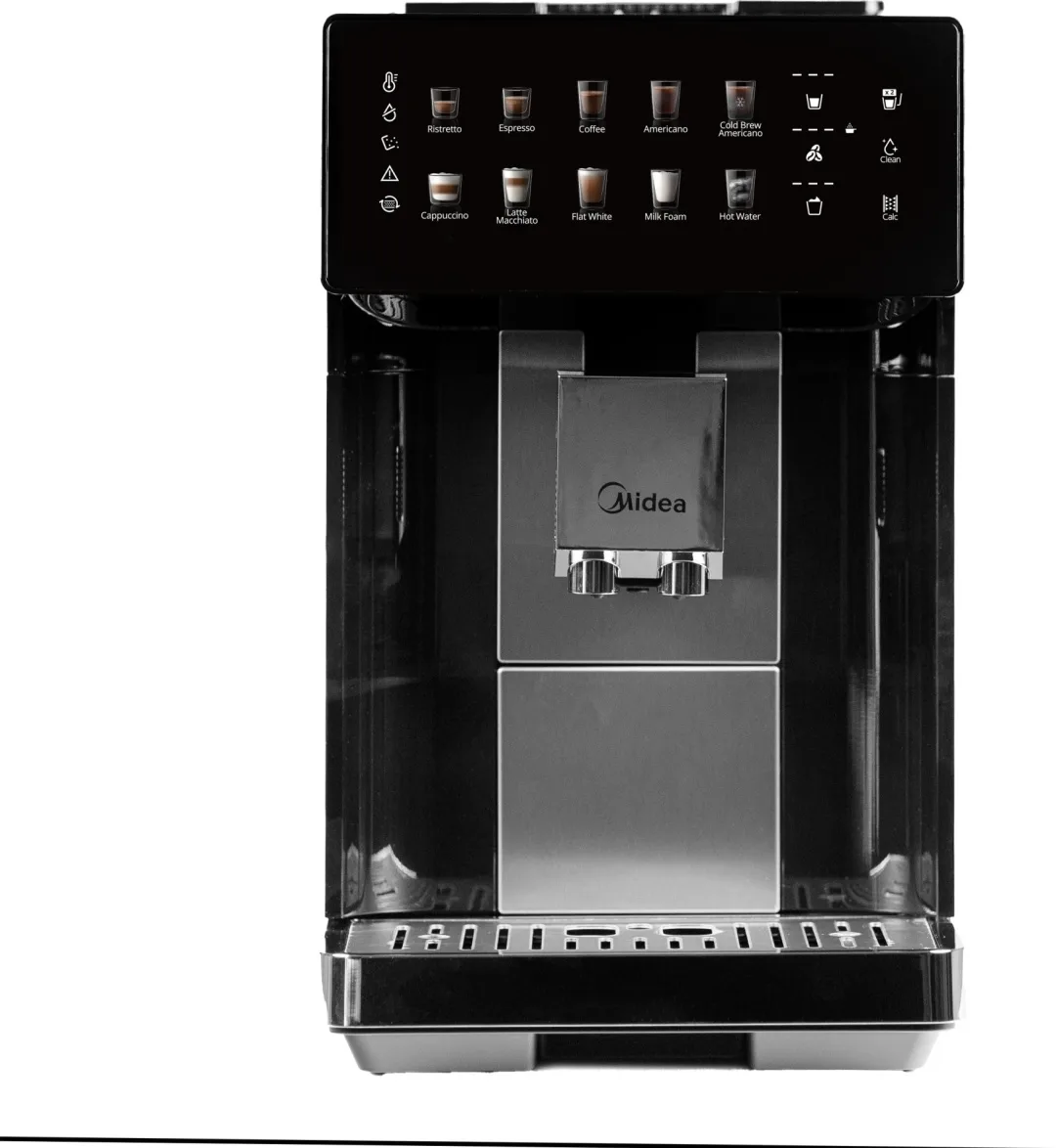 Кофемашина Midea MA-FACM1004A2 черный, стальной