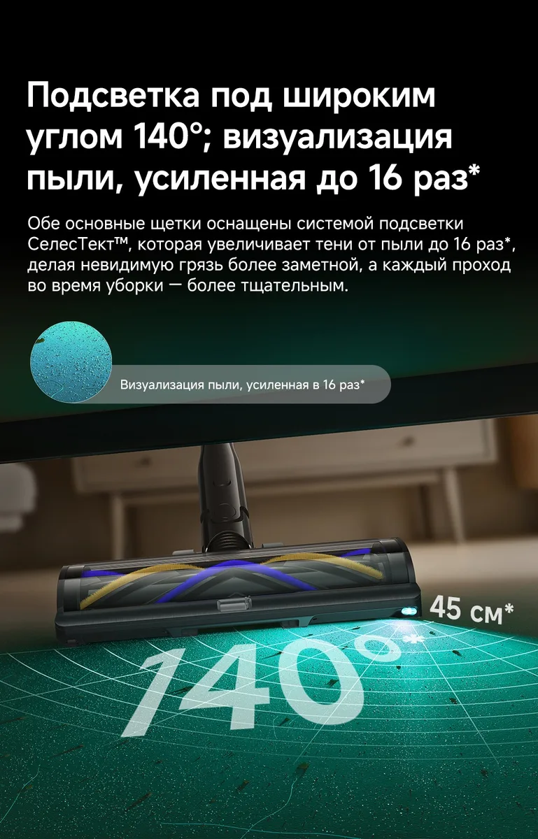 Беспроводной ручной пылесос Dreame Z40 TangleCut Flex+ Черный