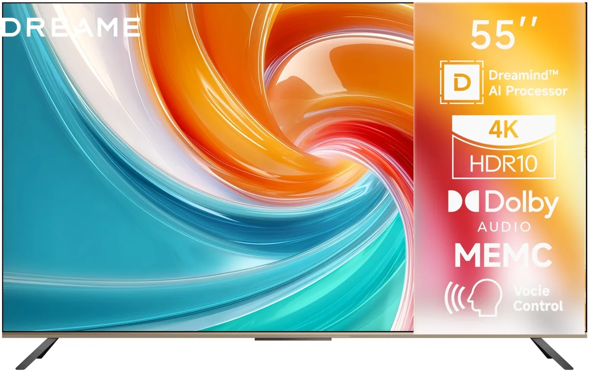 Телевизор Dreame Vista 55 55K100 140 см Черный