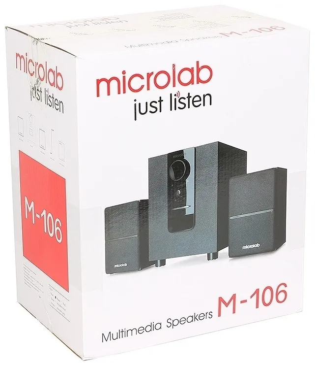 Колонки компьютерные Microlab M-106 Черный