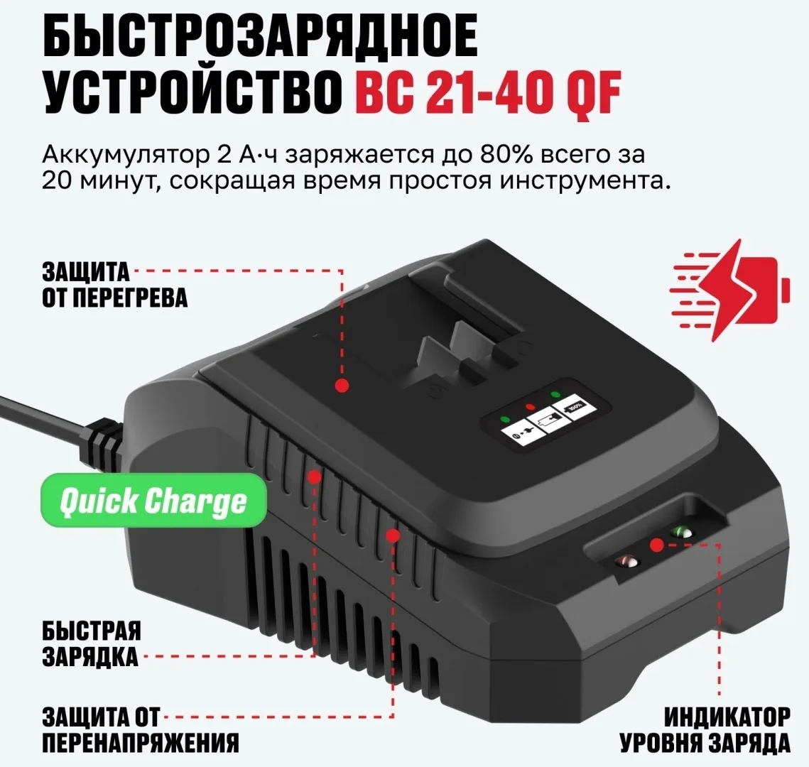 Набор ALTECO Kit BCD 21-20 Li / BC 21-40 QF