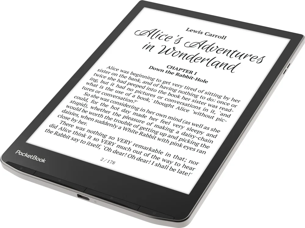 Электронная книга PocketBook PB743G серебряный