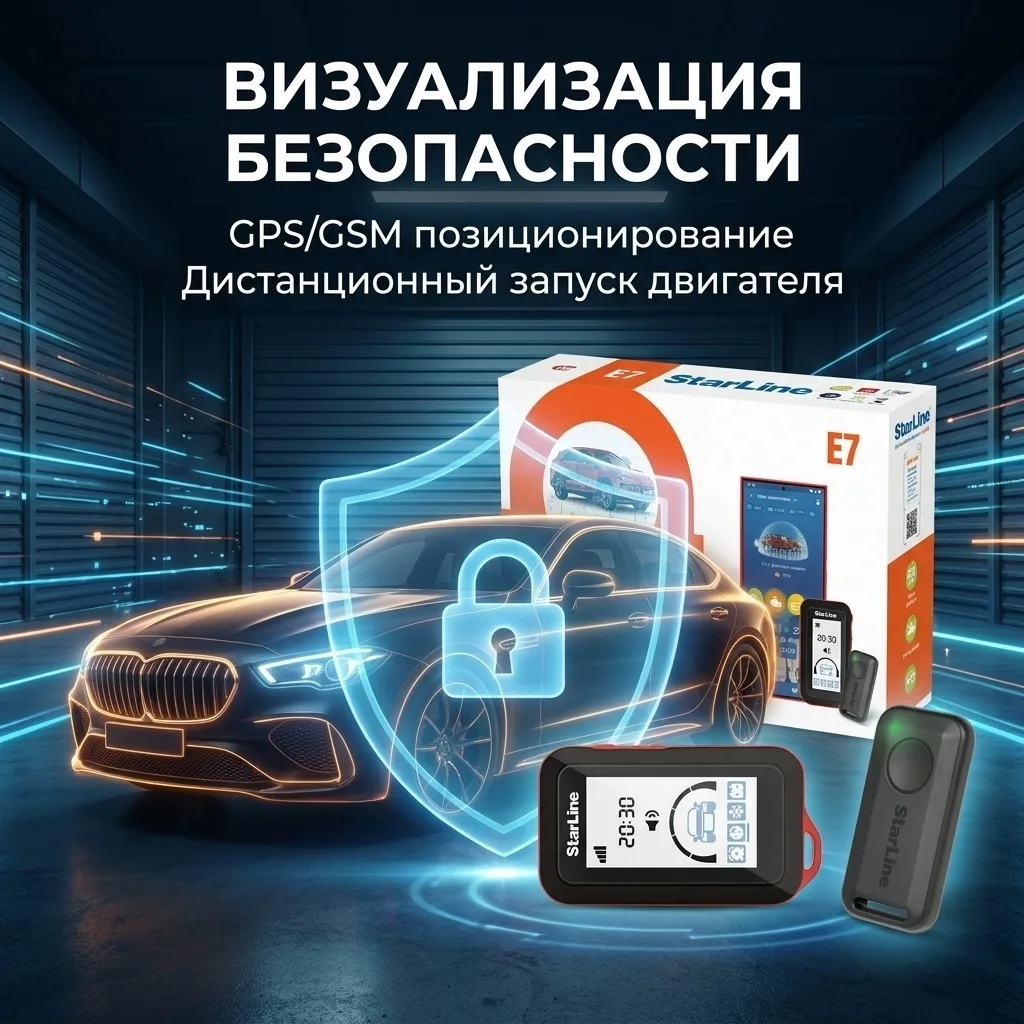 Автосигнализация StarLine E7 LTE-GPS