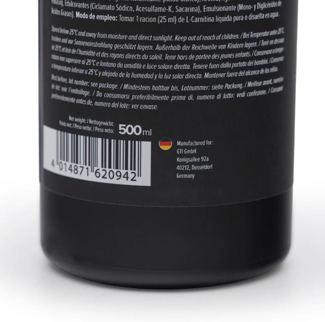 Аминокислота Maxler L-Carnitine 3000 Blueberry Raspberry 500 мл (0942)