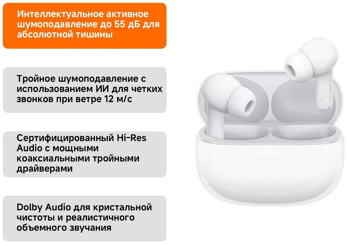 Наушники Redmi Buds 8 Pro Белый