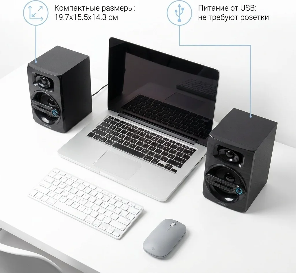 Колонки компьютерные Microlab B23 Черный