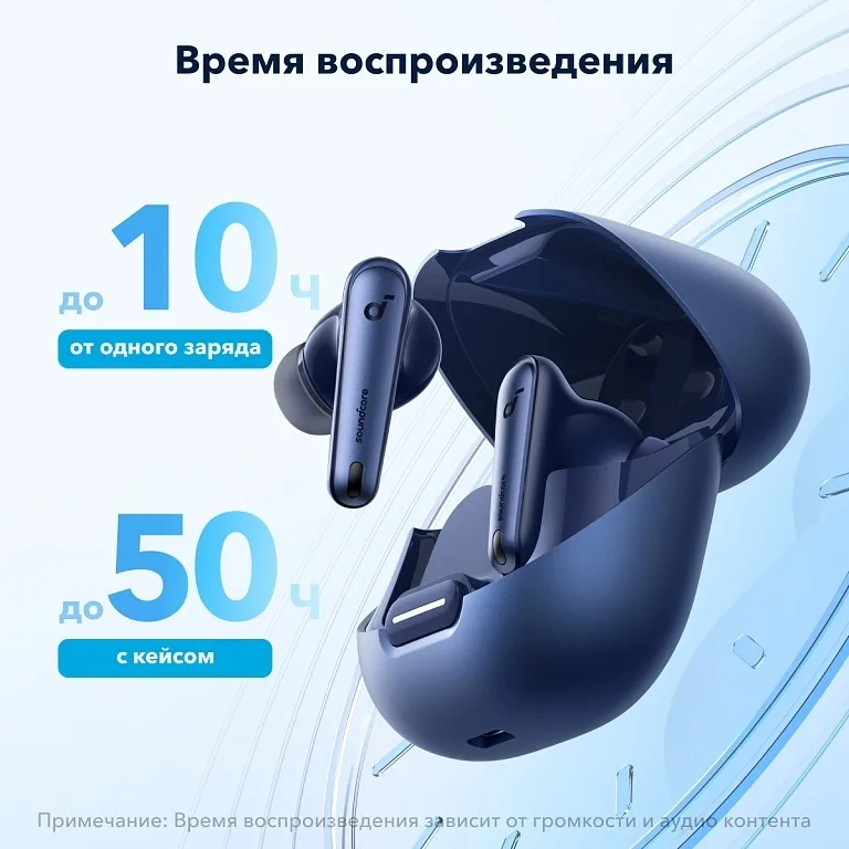 Наушники Soundcore Liberty 4 NC Navy Blue