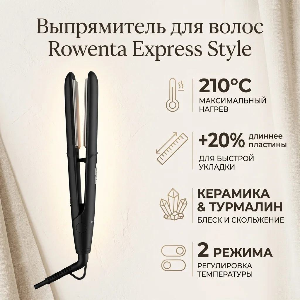 Выпрямитель Rowenta SF1810F0 Черный