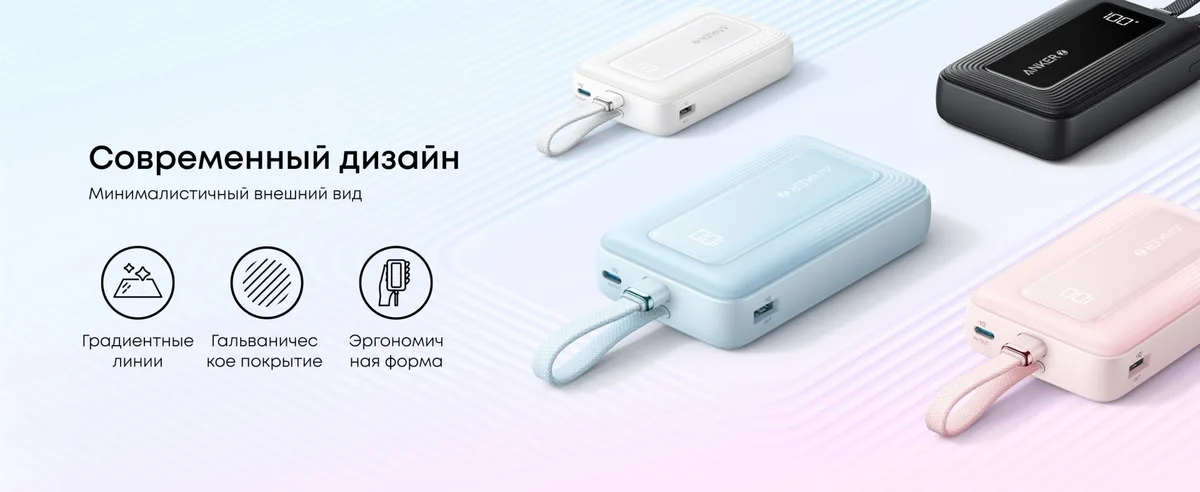 Внешний аккумулятор Anker 20000mAh (A1689H21) Белый