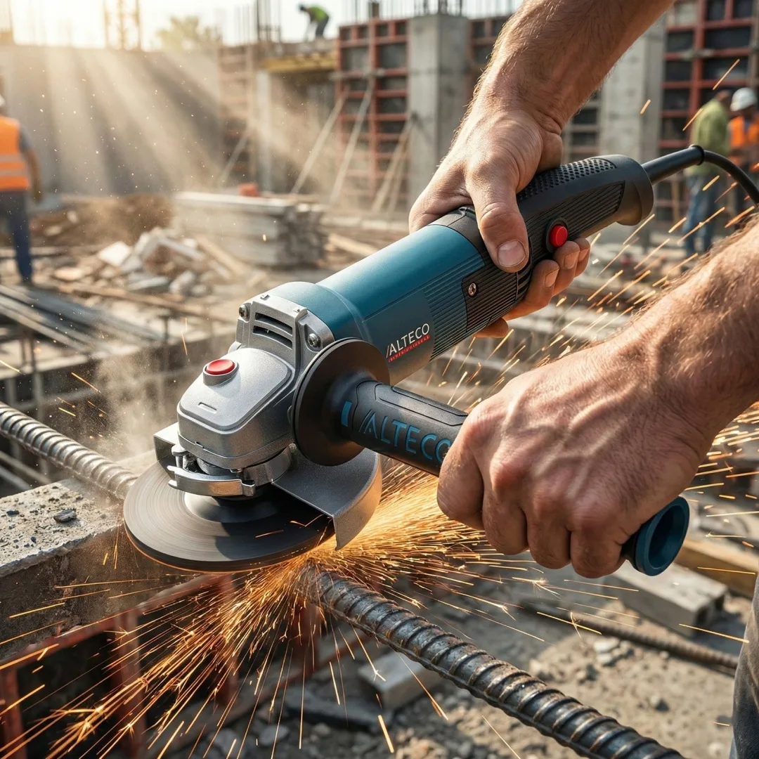 Угловая шлифмашина ALTECO AGH 1100-125 HEAVY DUTY