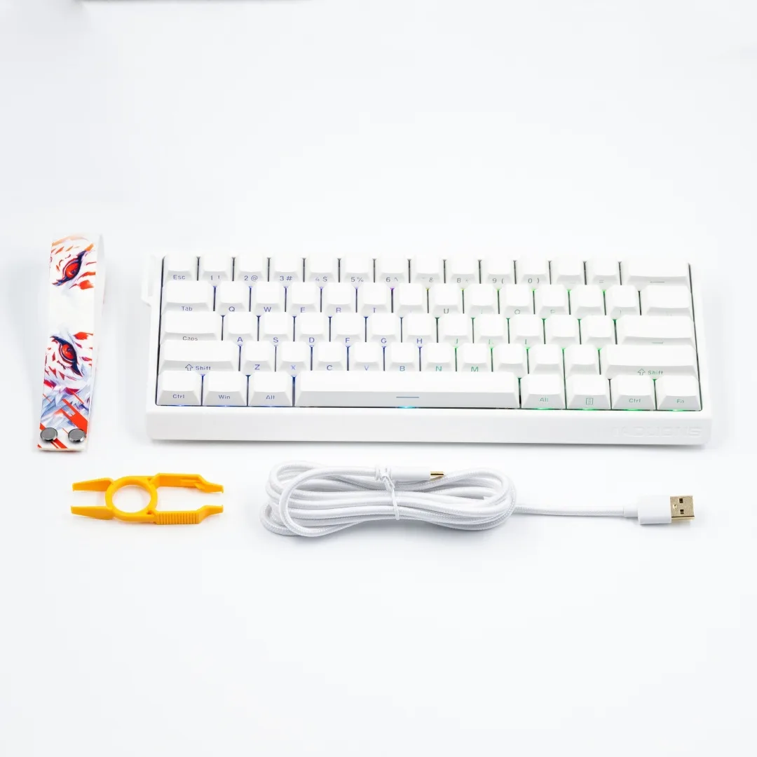 Клавиатура FGG MAD 60 HE RGB Белый(0736)