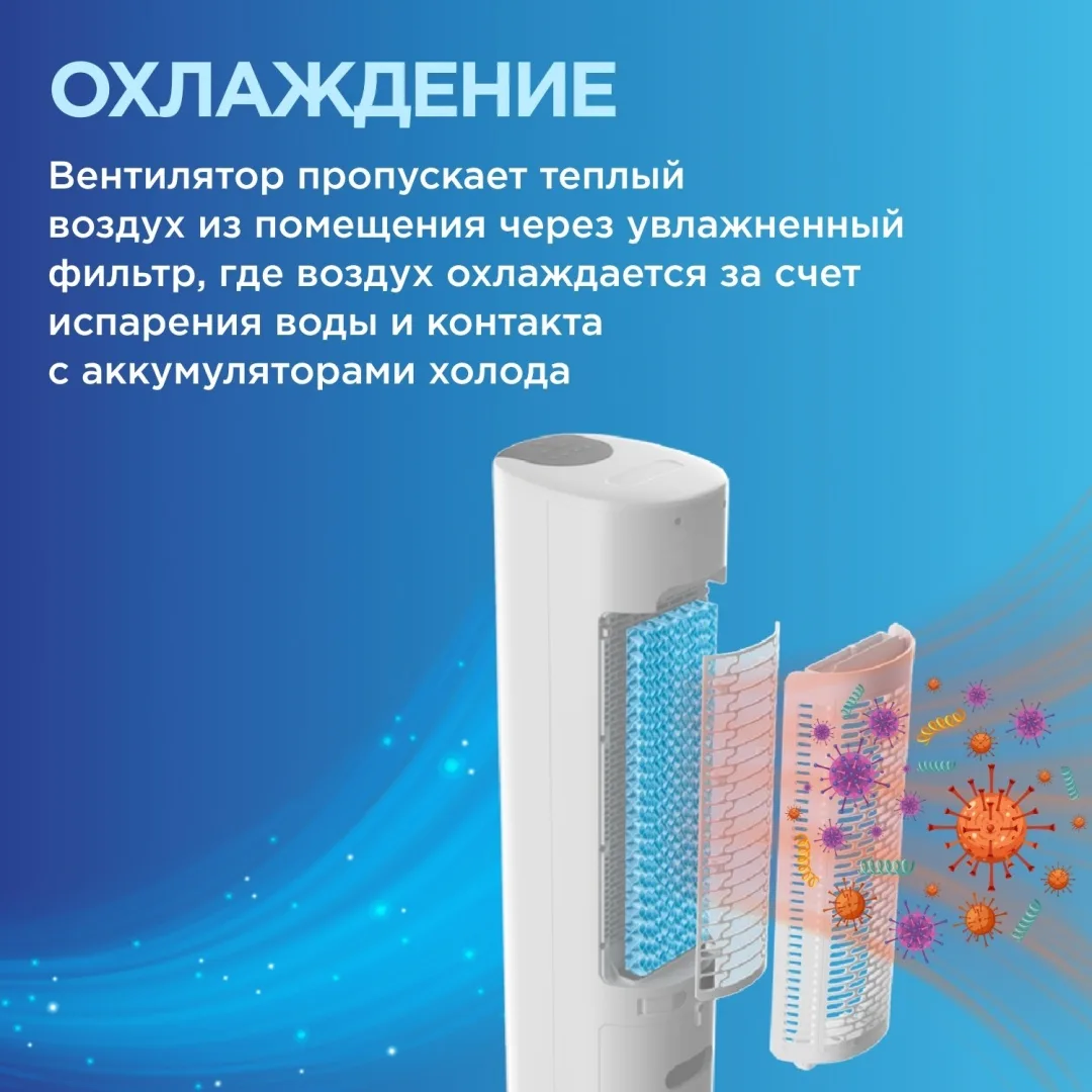 Воздухоохладитель Midea AC120-19ARB белый