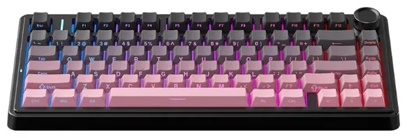 Клавиатура AULA F75 Blank Розовый (3164)