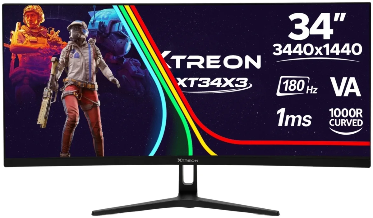 Монитор XTREON XT34X3 34" (180Hz) Черный