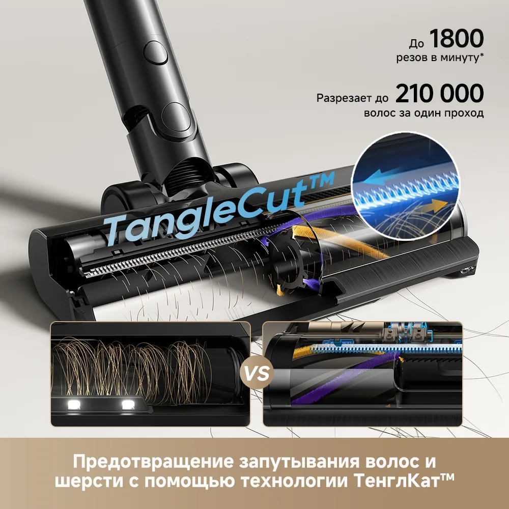 Беспроводной ручной пылесос Dreame Z40 AquaCycle Pro Черный