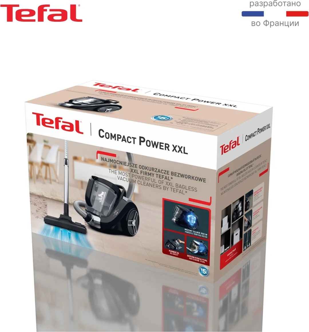 Проводной пылесос Tefal TW4B25EA Черный