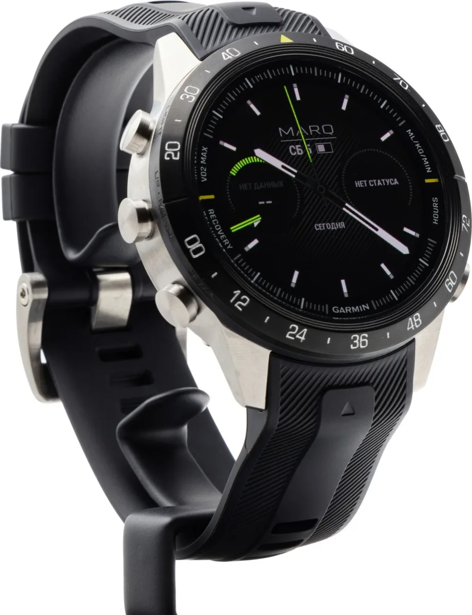 Смарт-часы Garmin Fenix Garmin MARQ Athlete Gen 2 серебристый-черный (02648-41)
