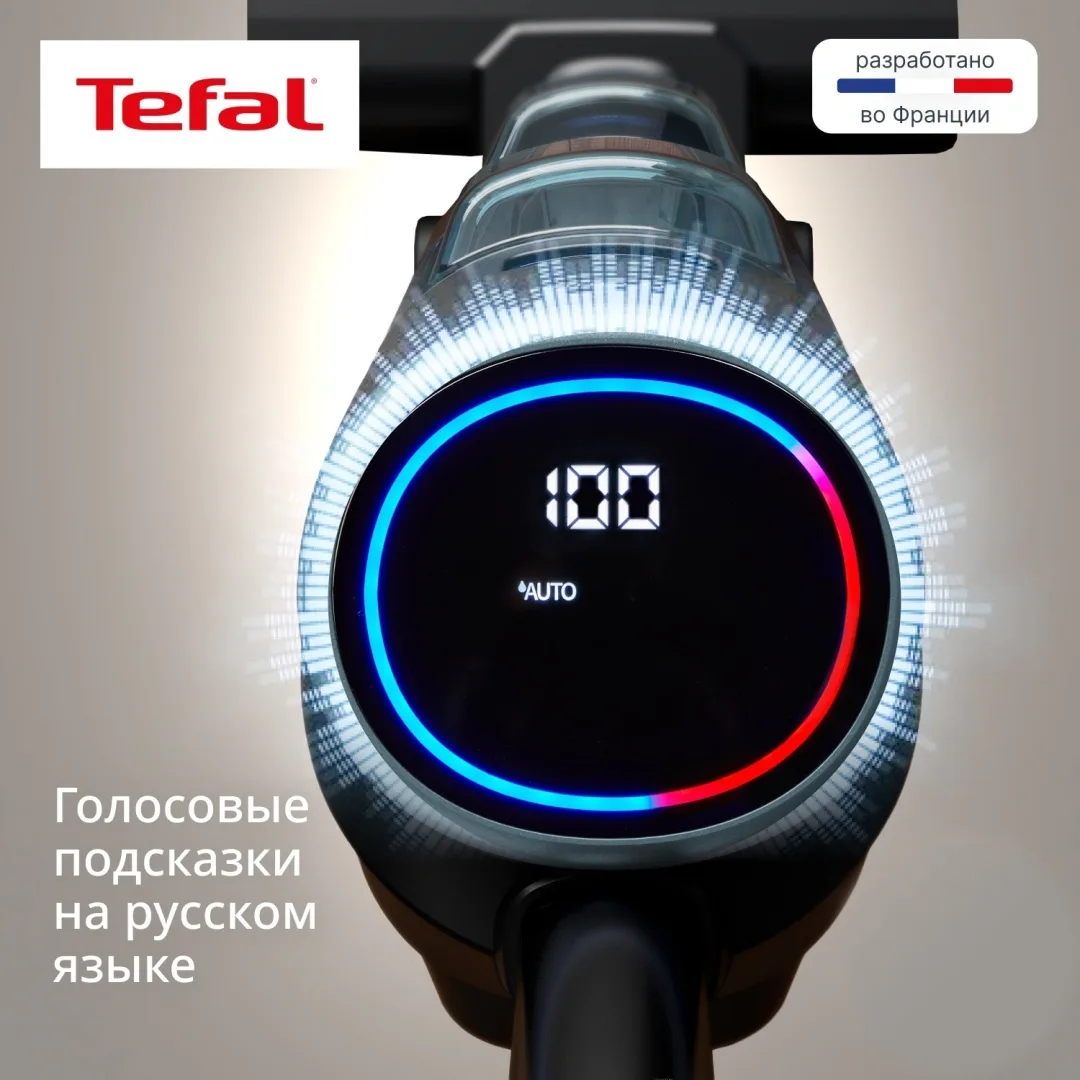 Беспроводной ручной пылесос Tefal GF5555F0 Черный-Голубой