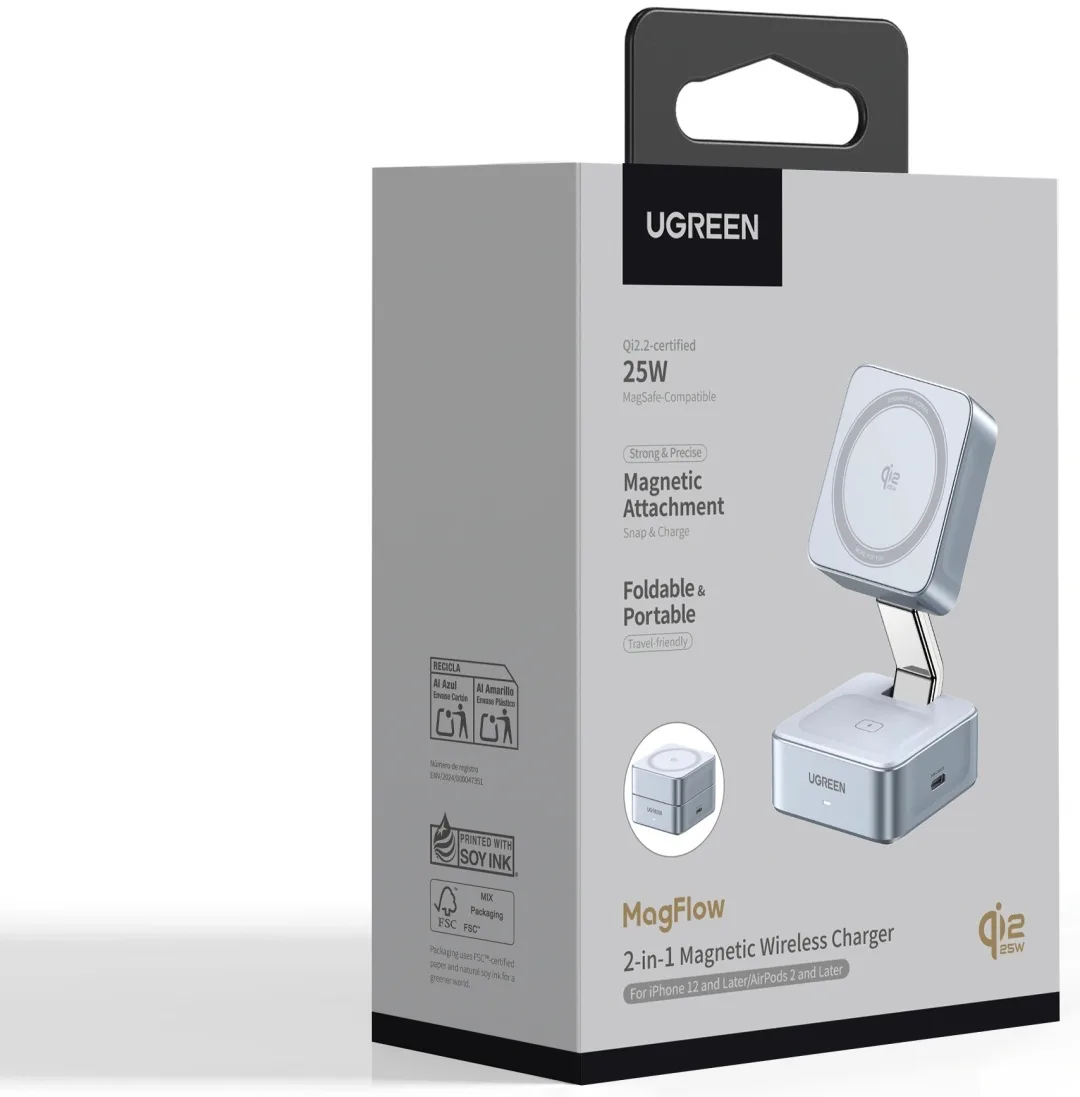Зарядное устройство UGREEN W752 55960B голубой