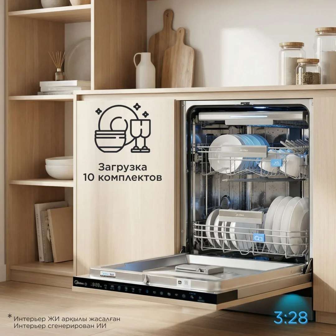 Посудомоечная машина Midea MDWB-4529TQ стальной