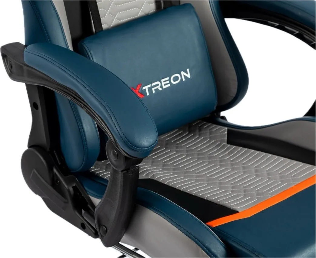 Игровое компьютерное кресло XTREON GC-6689 Синий-серый