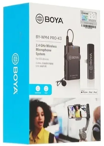 Микрофон Boya BY-WM4 PRO-K3 черный
