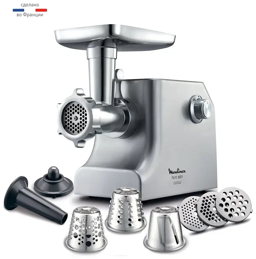 Мясорубка Moulinex HV10 ME858D32 Серебристый