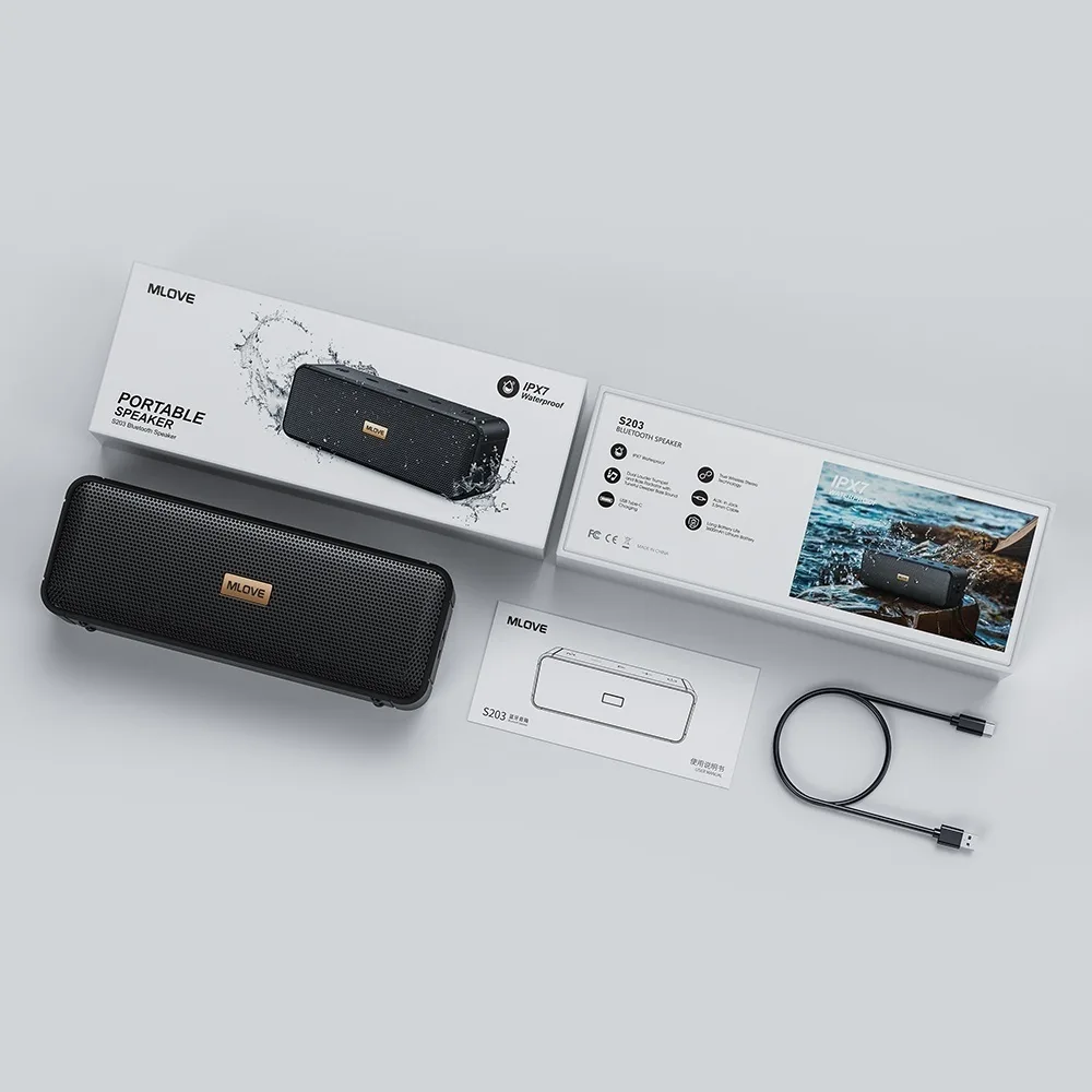 Портативная колонка MLOVE S203 Черный