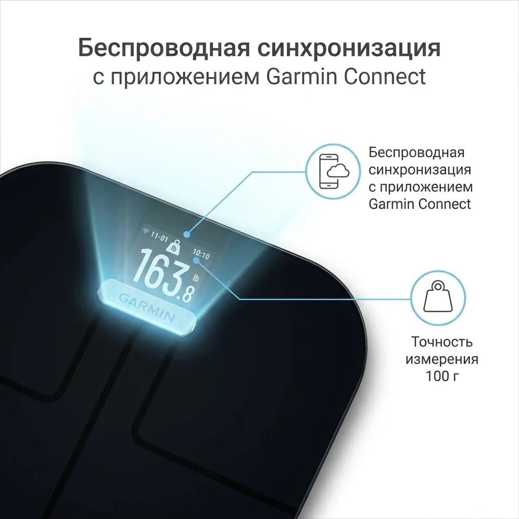 Напольные весы Garmin Index™ S2 черные (02294-12)