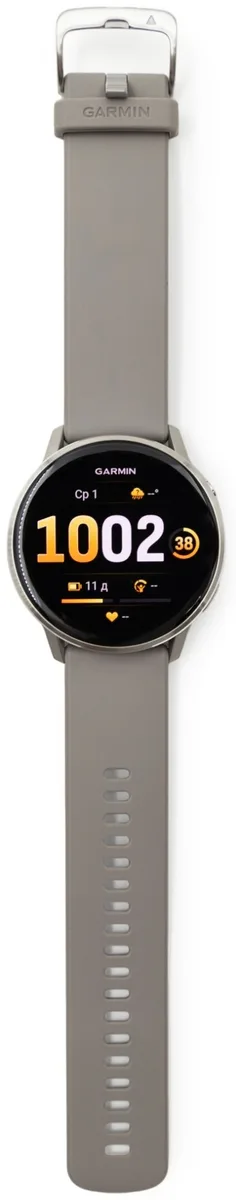 Смарт-часы Garmin Venu 4 45 мм серебристый-серый (03014-01)