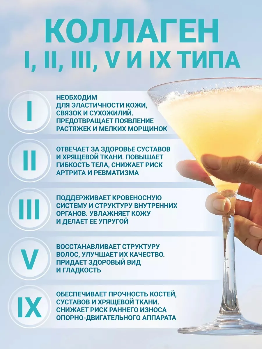 Витамин 1WIN Коллаген комплекс MULTI Пина Колада 240г (2103)
