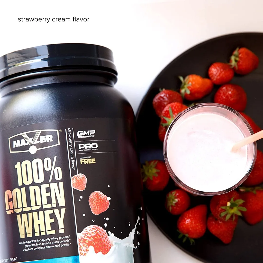 Протеин Maxler 100% Golden Whey Protein Strawberry 2270г (4638)