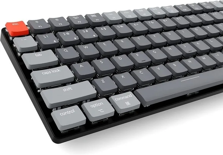 Клавиатура беспроводная Keychron K3 Keychron Gateron HotSwap Brown Switch серый (RU)