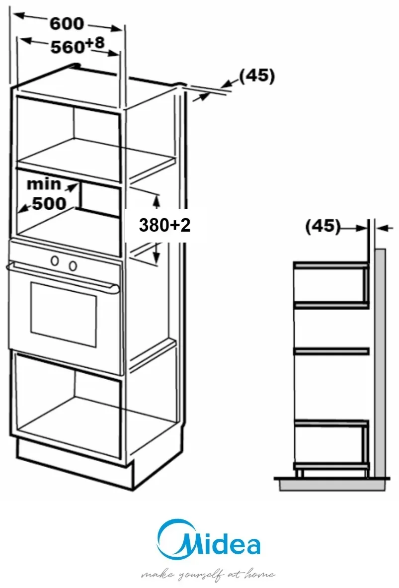 Микроволновая печь Midea TG925B8D-WH белый