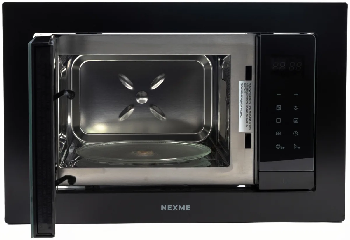 Микроволновая печь встраиваемая NEXME TG20MS Черный