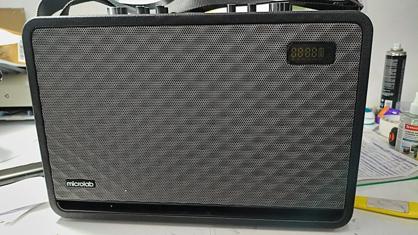 Колонка портативная Microlab KTV200 PRO Черный, Уценка — фото дефекта 5