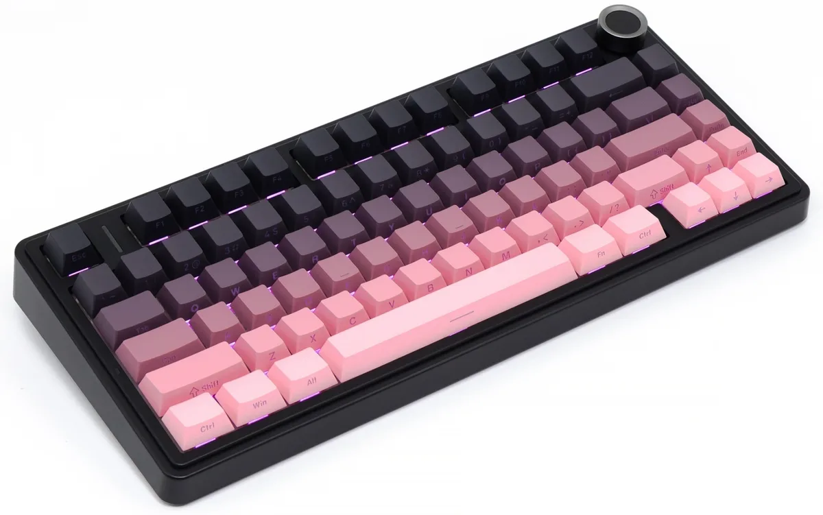 Клавиатура AULA F75 Blank Розовый (3164)