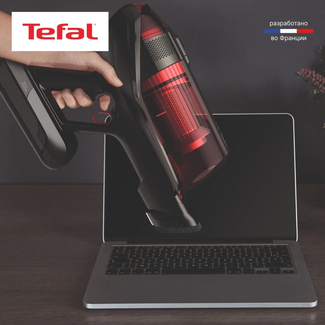 Беспроводной ручной пылесос Tefal TY98A9WO Красный