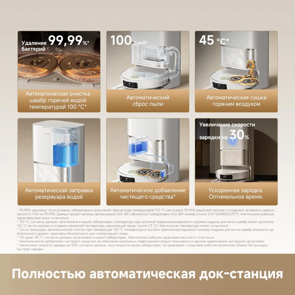 Робот-пылесос Dreame L60 Ultra Белый