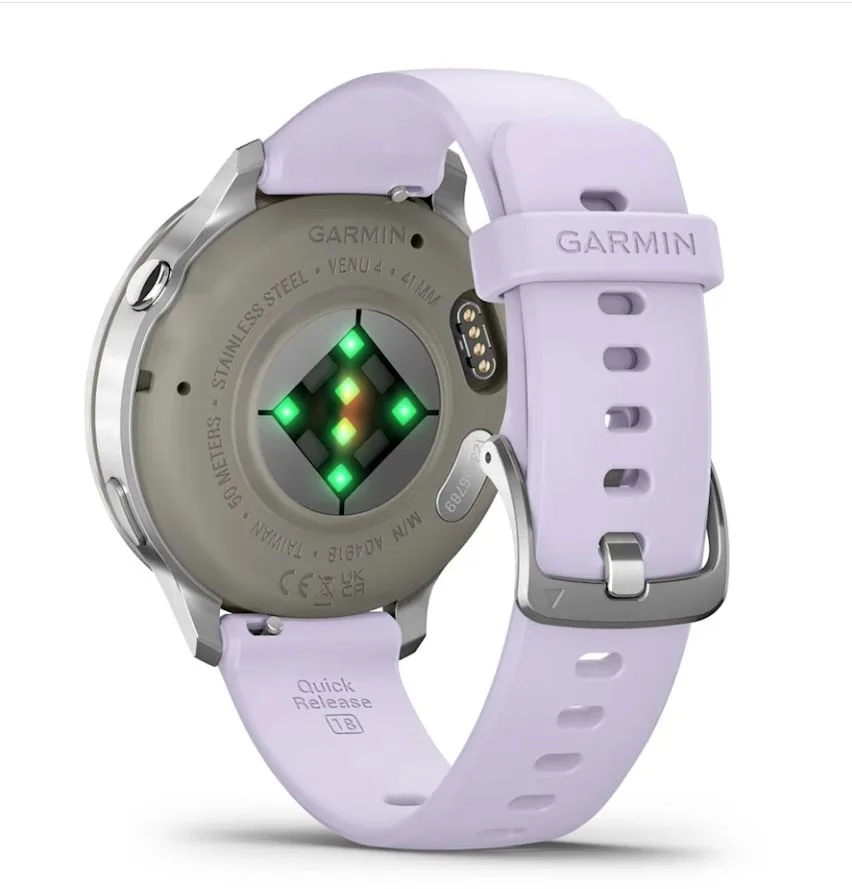Смарт-часы Garmin VENU 4s 41 мм серебристый-фиолетовый (03013-01)