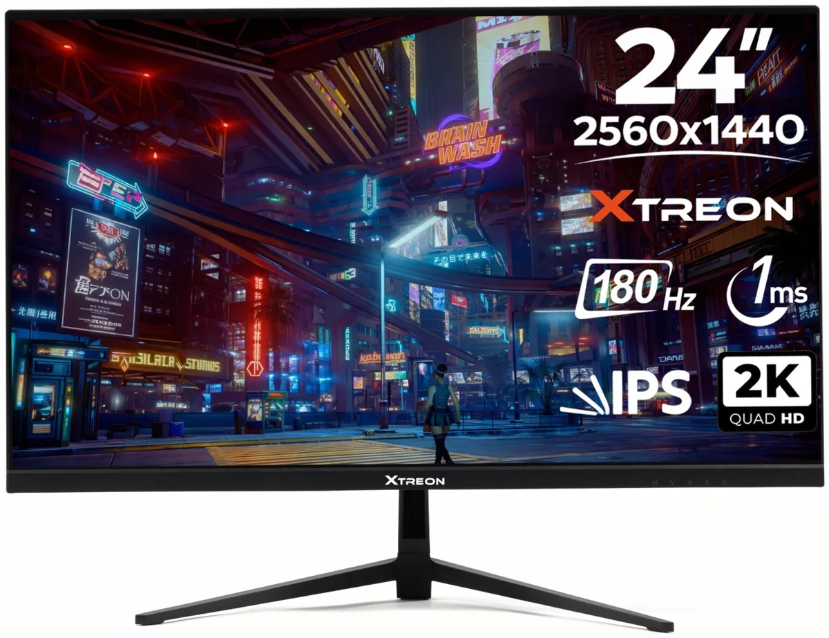 Монитор XTREON XT24N1 23.8" QHD (180Hz) Черный