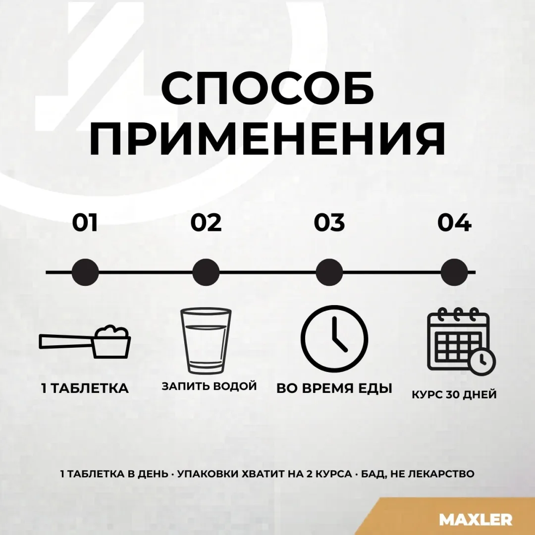 Витамин Maxler Zinc Picolinate 50мг 60шт (0388)