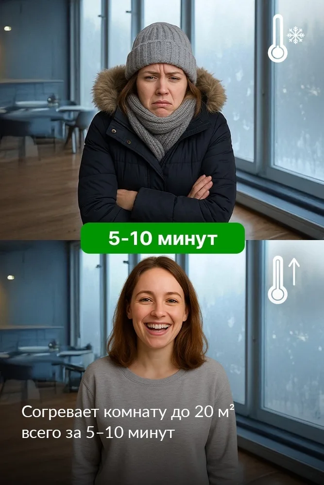 Тепловентилятор Nexme NSB-19 Белый