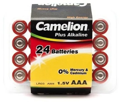 Батарейка CAMELION Plus Alkaline LR03-PB24 24 шт. в упак