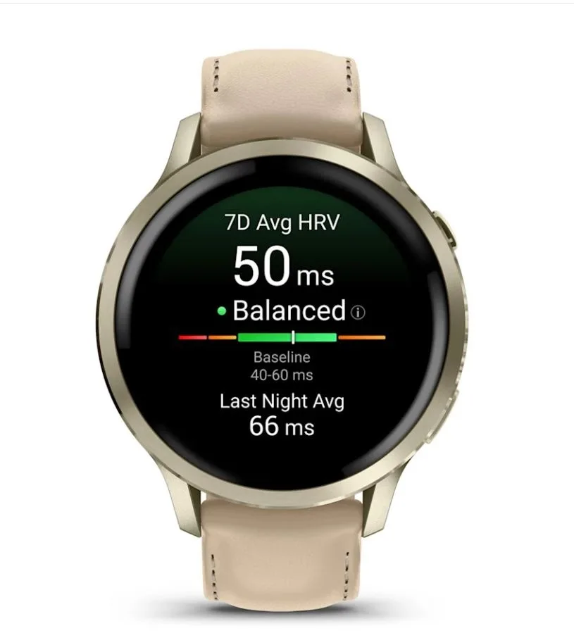 Смарт-часы Garmin Venu 4s 41 мм золотистый-бежевый (03013-03)
